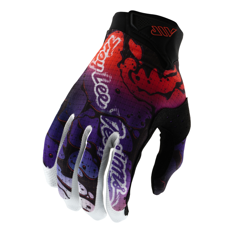 Youth Air Glove Drip Black / Purple