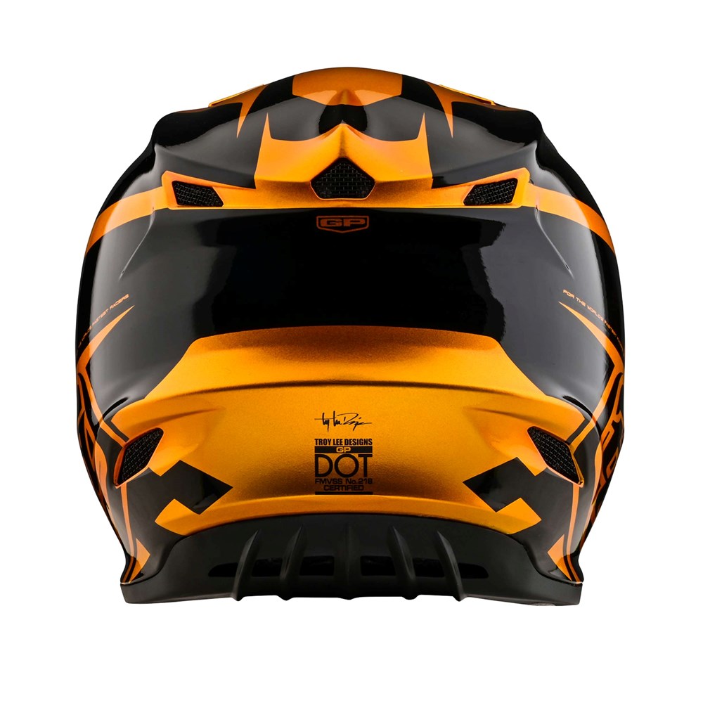 Youth Gp Helmet Check Up Gold / Black