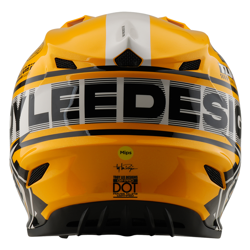 Youth Gp Pro Helmet Fifty 50 White / Gold