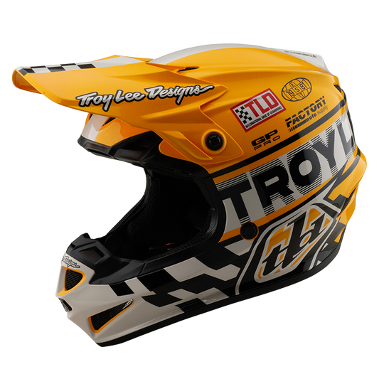 Youth Gp Pro Helmet Fifty 50 White / Gold