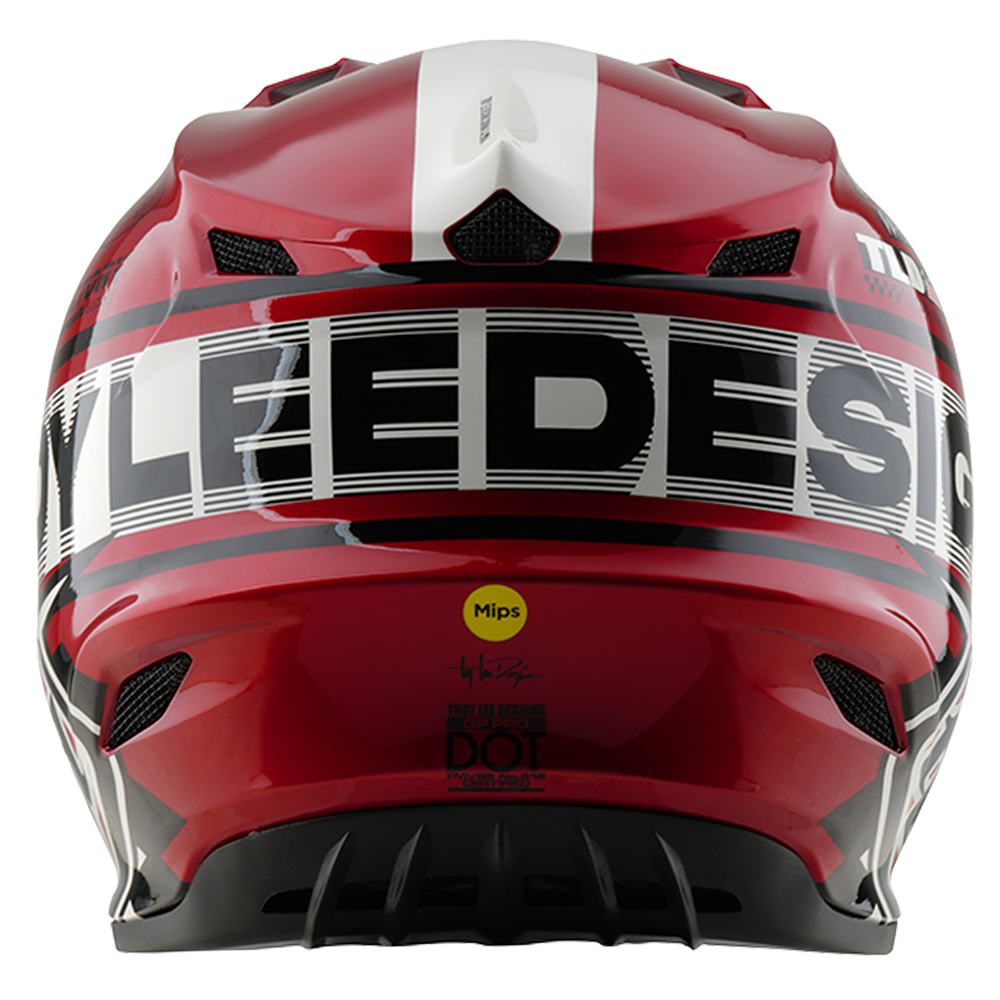 Youth Gp Pro Helmet Fifty 50 White / Red