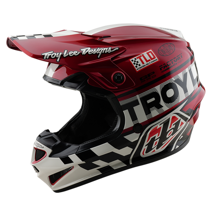 Youth Gp Pro Helmet Fifty 50 White / Red
