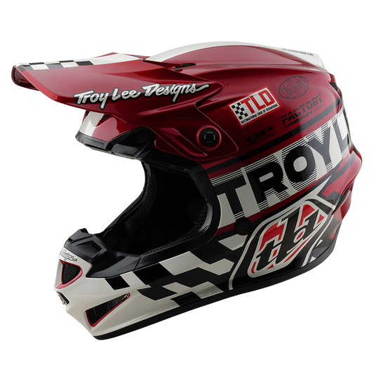 Youth Gp Pro Helmet Fifty 50 White / Red