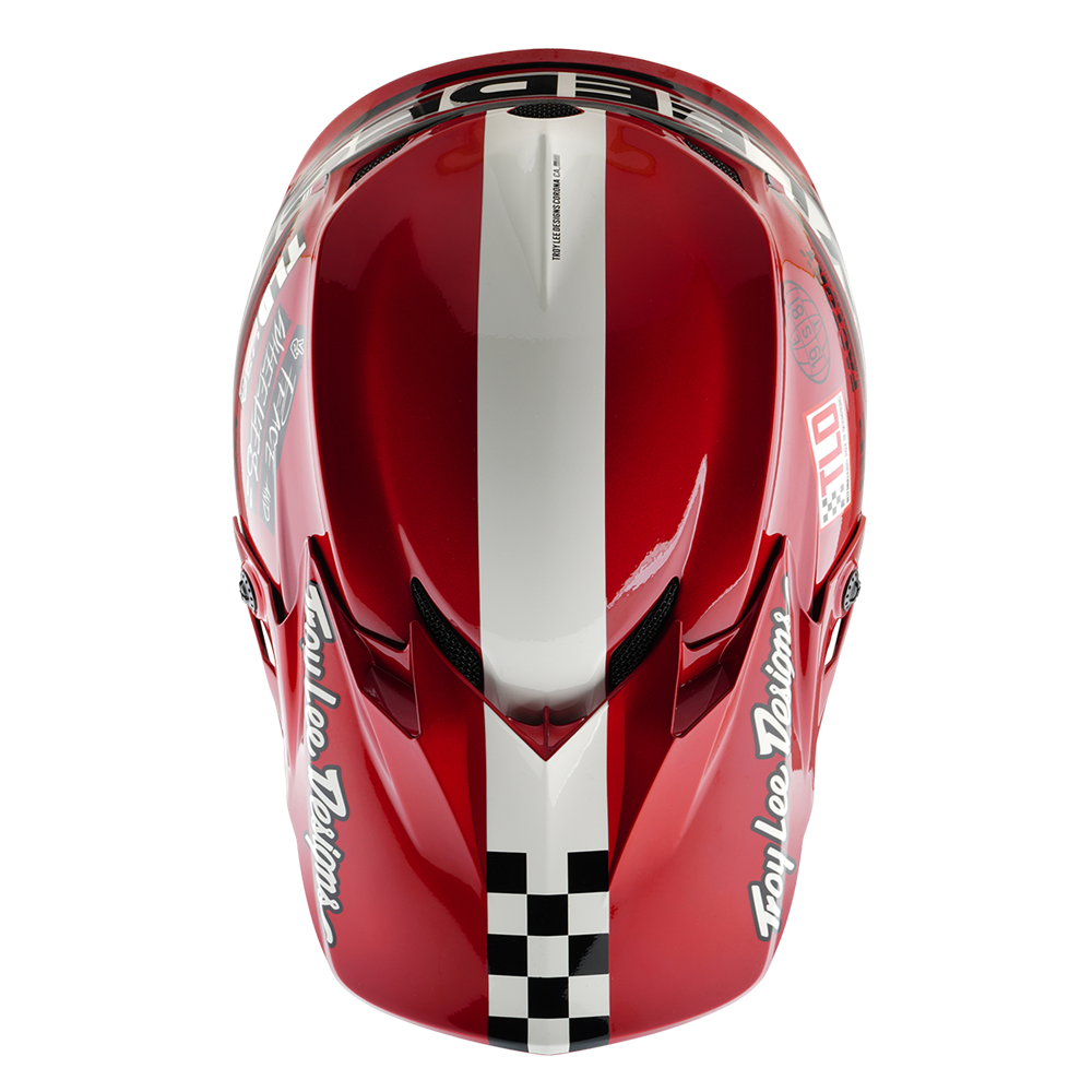 YOUTH GP PRO HELMET FIFTY-50 WHITE / RED