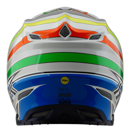 SE5 ECE COMPOSITE HELMET RAYS WHITE / BLUE