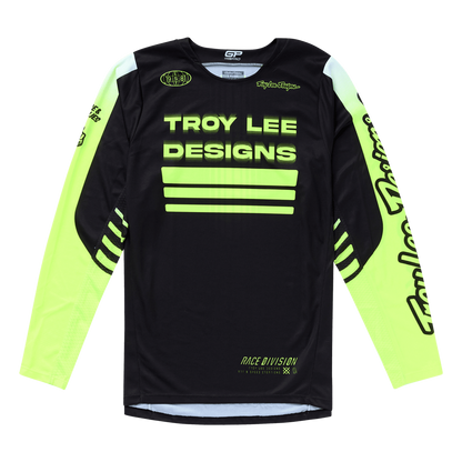 GP PRO JERSEY SEGMENT BLACK / FLO YELLOW