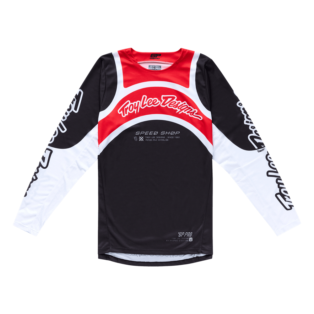 GP PRO JERSEY SWERVE BLACK / RED