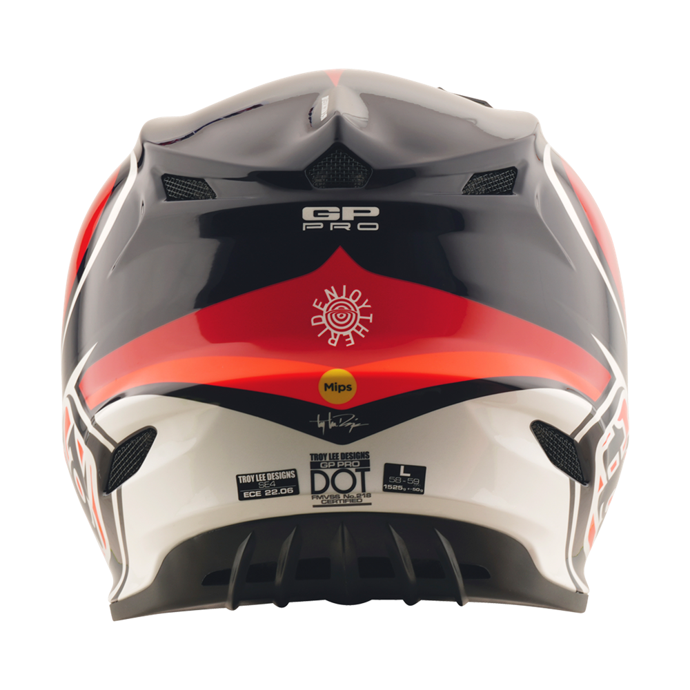 Youth Gp Pro Helmet Crossover Black / Red