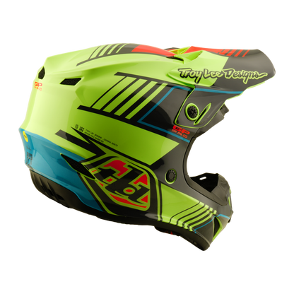 YOUTH GP PRO HELMET SEGMENT GLO YELLOW