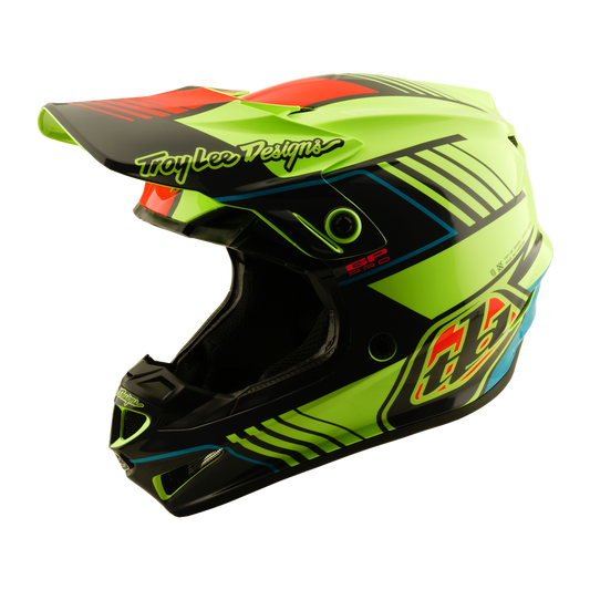 YOUTH GP PRO HELMET SEGMENT GLO YELLOW