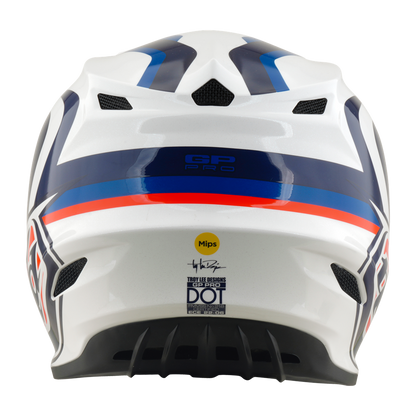 GP PRO HELMET SLIDES WHITE / BLUE