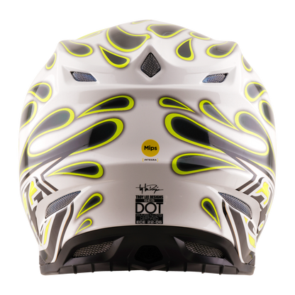 SE5 ECE COMPOSITE HELMET OVERSPRAY CHARCOAL / FLO YELLOW