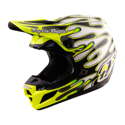 SE5 ECE COMPOSITE HELMET OVERSPRAY CHARCOAL / FLO YELLOW