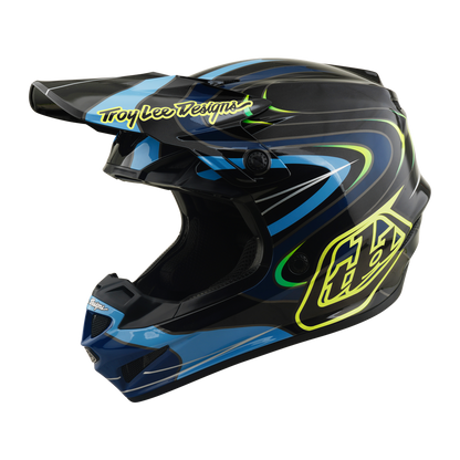 YOUTH GP PRO HELMET PULSE BLACK / FLO YELLOW