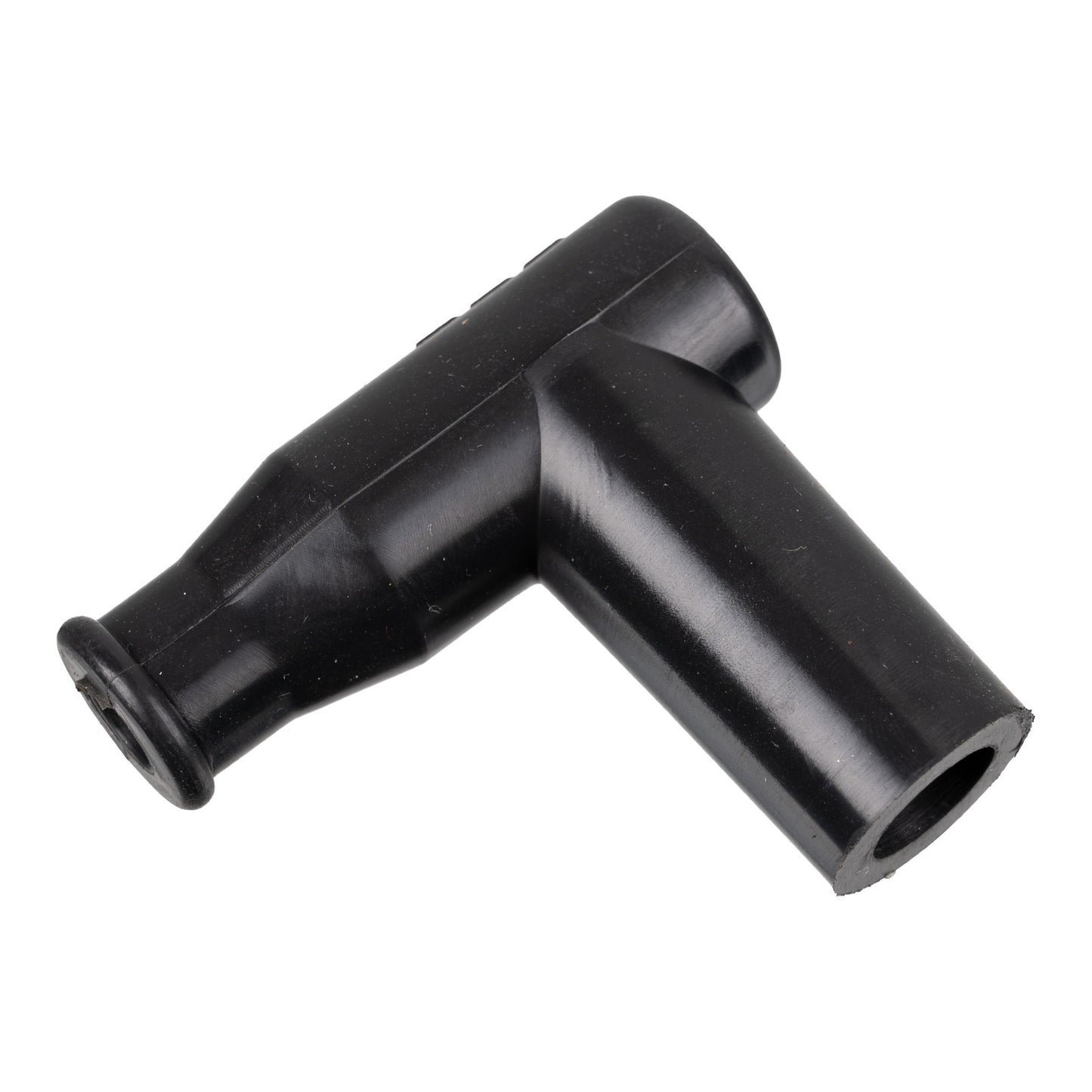 Whites Spark Plug Cap – Replaces TB05EM – Right Angle – Black