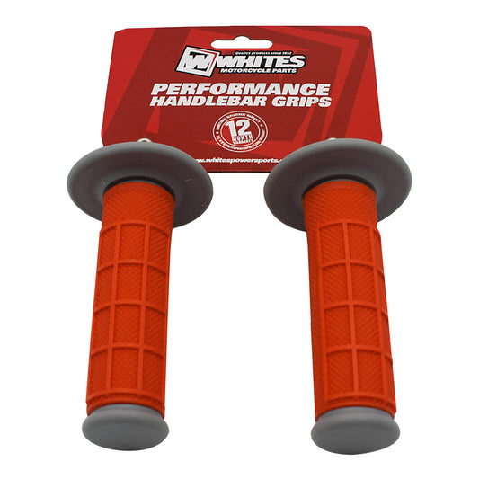 Whites Grip MX Half Waffle - Grey / Orange