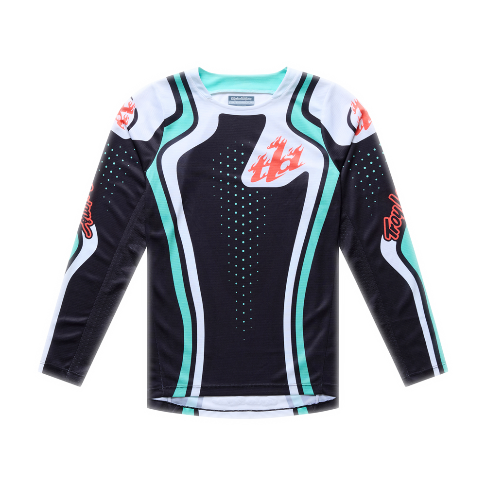 Youth Gp Pro Jersey Roller Black / Teal