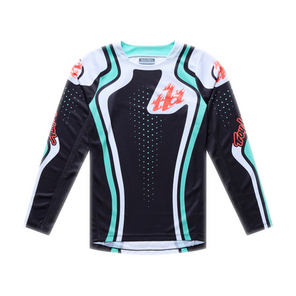 Youth Gp Pro Jersey Roller Black / Teal