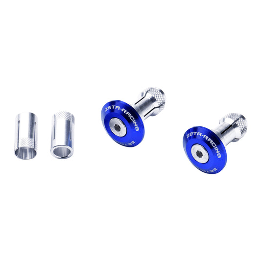 Zeta Bar End Plug 29mm 2pcs - Blue