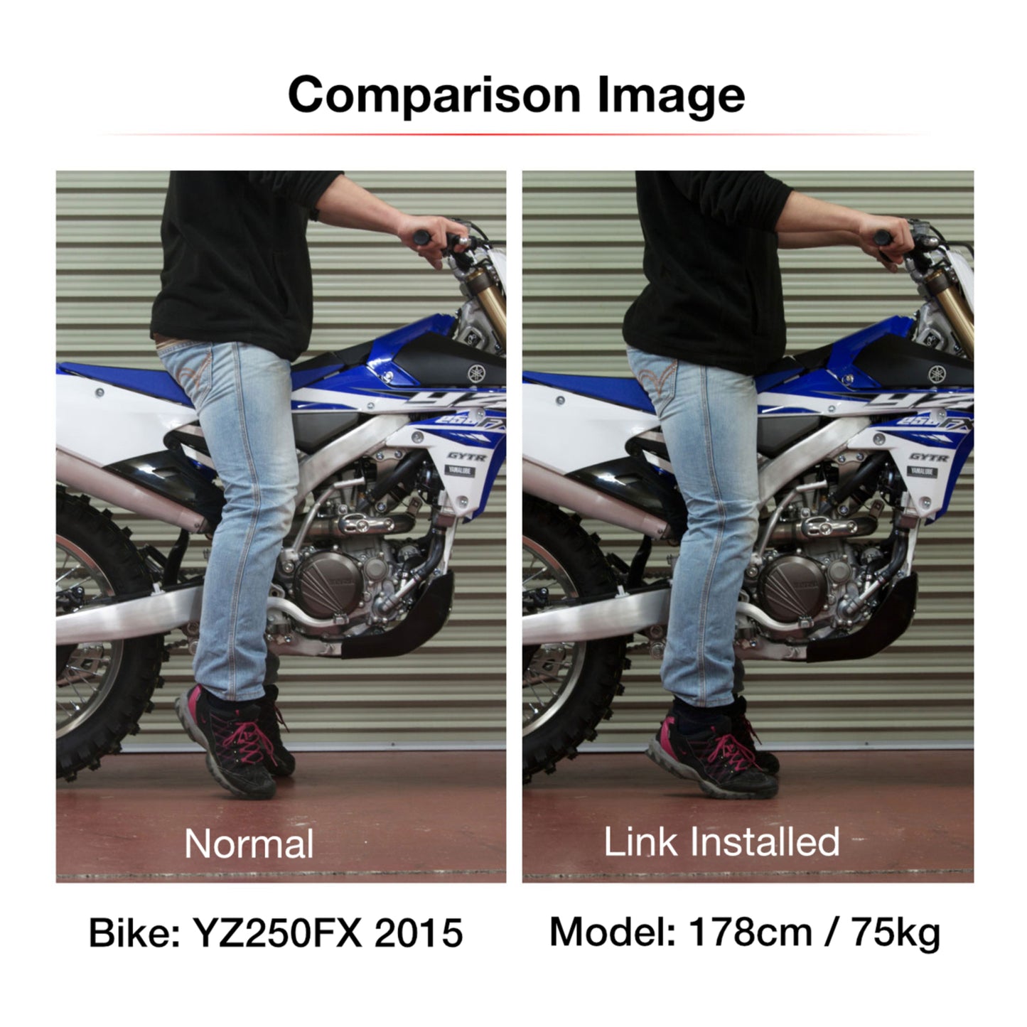 Zeta RSL-LowDown -30mm DRZ400S/E/SM - Red