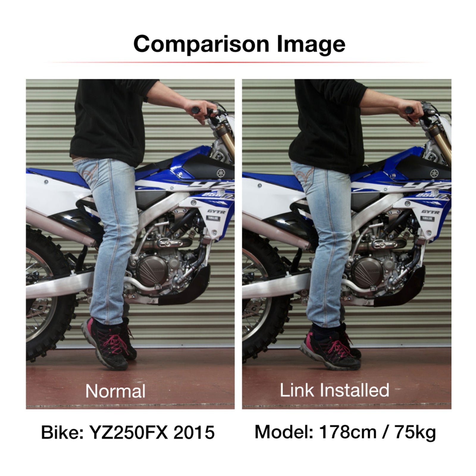 Zeta RSL-LowDown -30mm DRZ400S/E/SM - Red