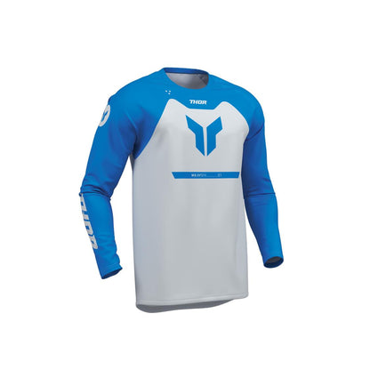 THOR MX JERSEY YOUTH RIDEMODE MENACE BLUE