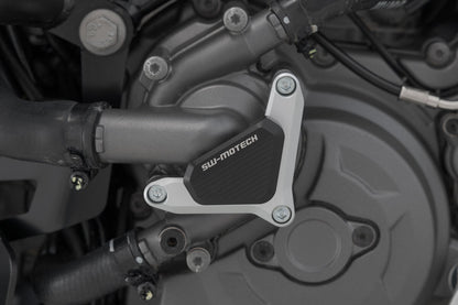 SW MOTECH WATER PUMP PROTECTION SILVER/BLACK DUCATI X DIAVEL HYPERMOTARD MONSTER MULTISTRADA
