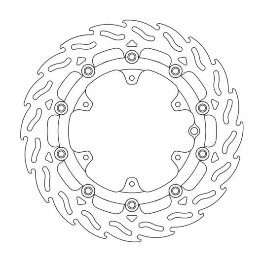BRAKE DISC FRONT MOTO MASTER FLAME RIGHT KTM 990 ADVENTURE R 06-13 300MM