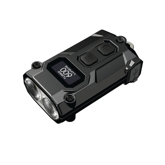 NITECORE 600 LUMEN USB-C RECHARGEABLE KEYCHAIN FLASHLIGHT BLACK