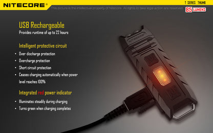 NITECORE RECHARGEABLE LED KEY-CHAIN FLASHLIGHT