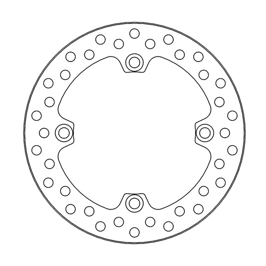 BRAKE DISC REAR MOTO MASTER VINTAGE 220MM HONDA CR125R CR500R 89-01 CR250R 89-96 CR500R 89-01