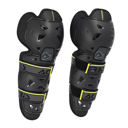 ACERBIS Profile 2 Knee Guards - Black Yellow