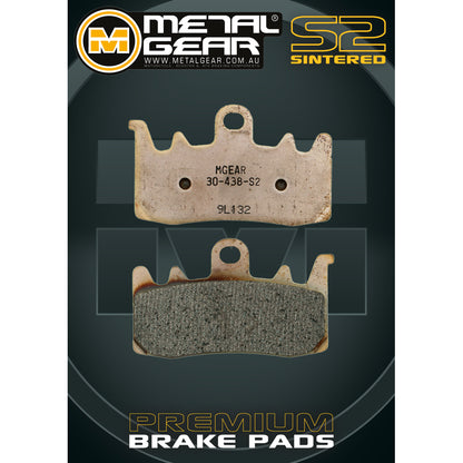 BRAKE PADS REAR METAL GEAR