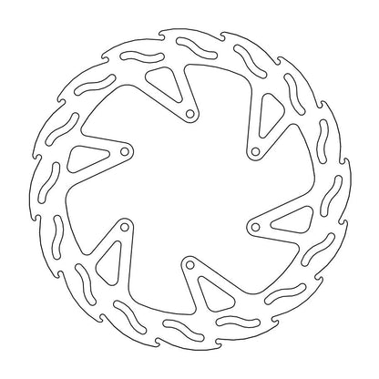 BRAKE DISC REAR MOTO MASTER FLAME 267MM KTM SUPER ADVENTURE