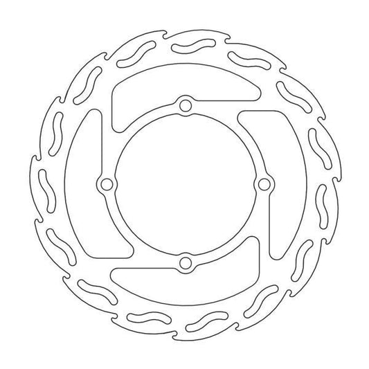 BRAKE DISC FRONT MOTO MASTER FLAME 250MM KAWASAKI KX125 KX250 KX250F KX450F KLX450R