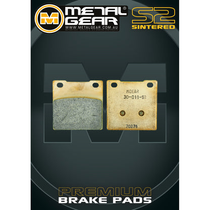 METAL GEAR BRAKE PADS SINTERED