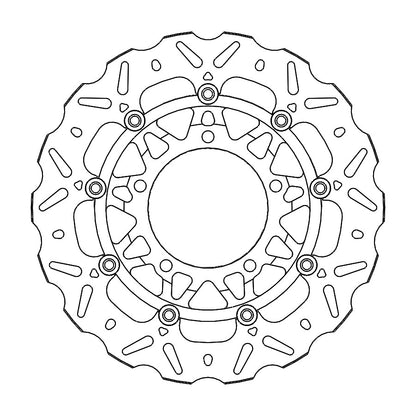 BRAKE DISC FRONT MOTO MASTER NITRO 310MM FLOATING HONDA CB650R