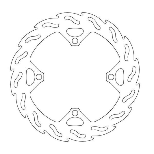 BRAKE DISC REAR MOTO MASTER FLAME 240MM KAWASAKI SUZUKI