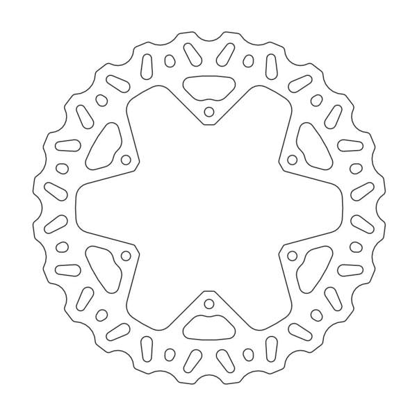 BRAKE DISC REAR MOTO MASTER NITRO 245MM YAMAHA