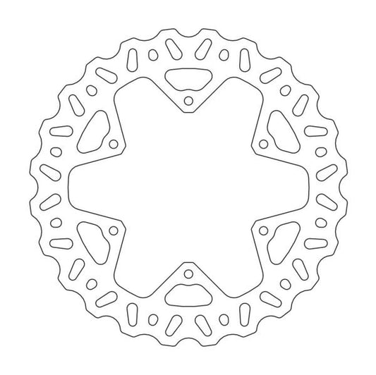 BRAKE DISC REAR MOTO MASTER NITRO 245MM YAMAHA