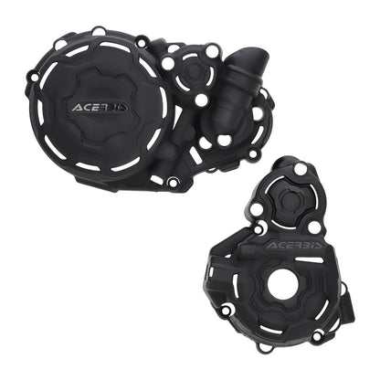X-Power Engine Case Cover Kit Black Suzuki DR-Z4S