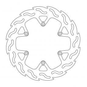 BRAKE DISC REAR MOTO MASTER FLAME 240MM BETA GAS GAS HUSABERG HUSQVARNA KTM