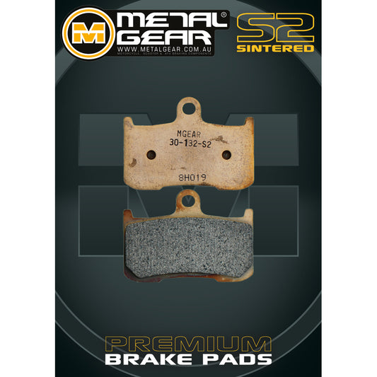 METAL GEAR BRAKE PADS REAR SINTERED