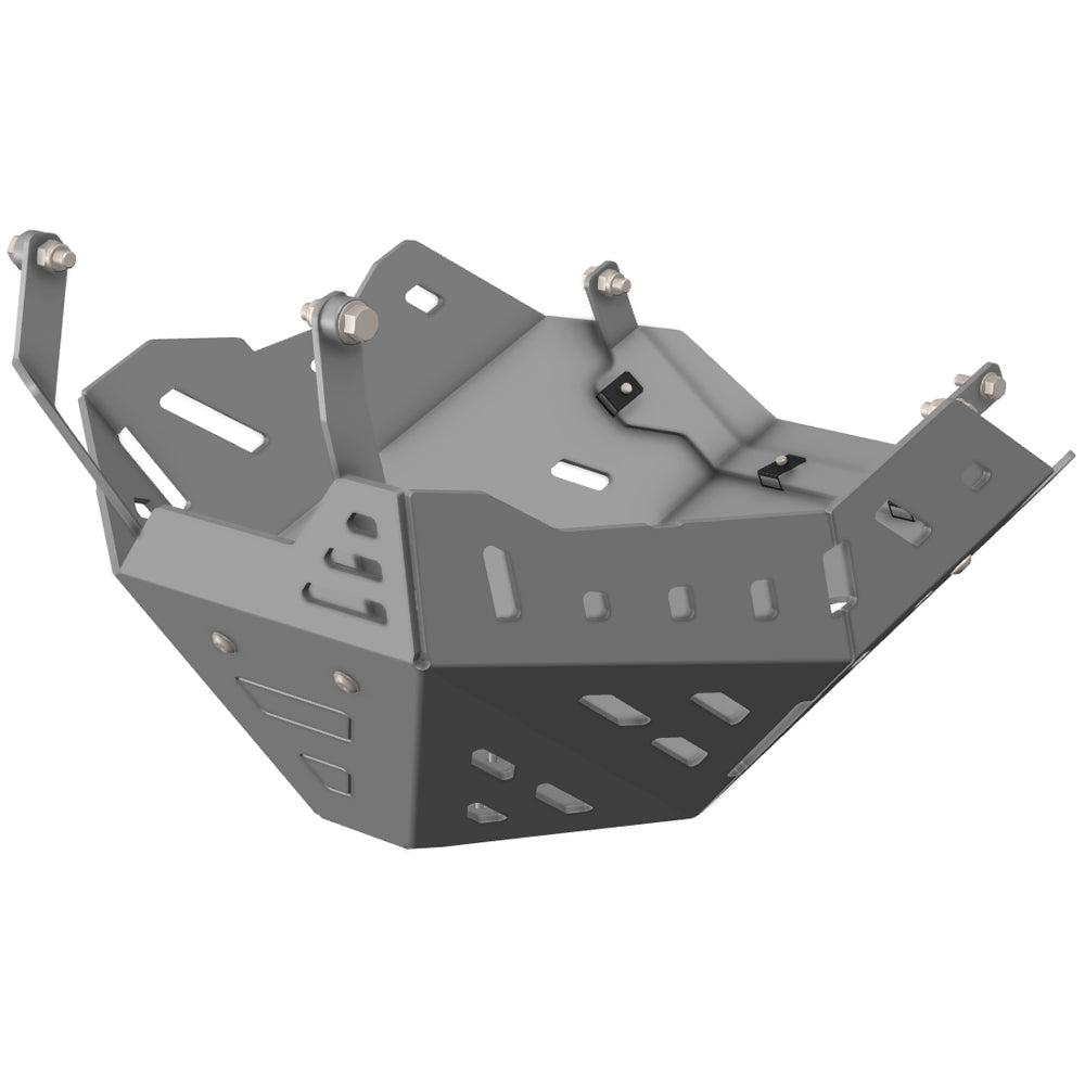 BASH PLATE CROSSPRO 4MM ALUMINIUM BLACK HONDA XL750V TRANSALP 23-ON