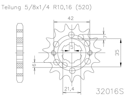 SPROCKET FRONT MOTO MASTER STEEL 15T KAWASAKI KLX450 KLX450R KX450F KX450X