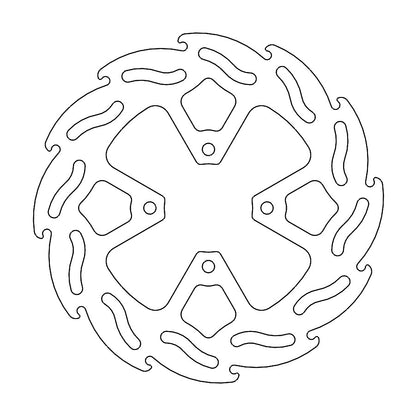 BRAKE DISC REAR MOTO MASTER FLAME GASGAS HUSQVARNA KTM 180MM