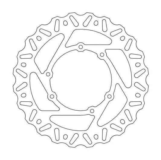 BRAKE DISC FRONT MOTO MASTER NITRO 240MM HONDA CR125R CR250R CR500R CRF250R CRF250X CRF450R CRF450X