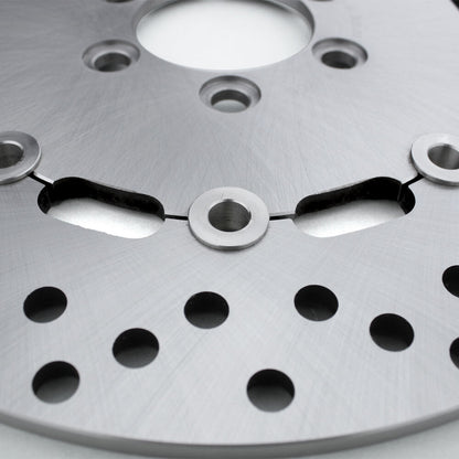 METAL GEAR BRAKE DISC REAR SILVER