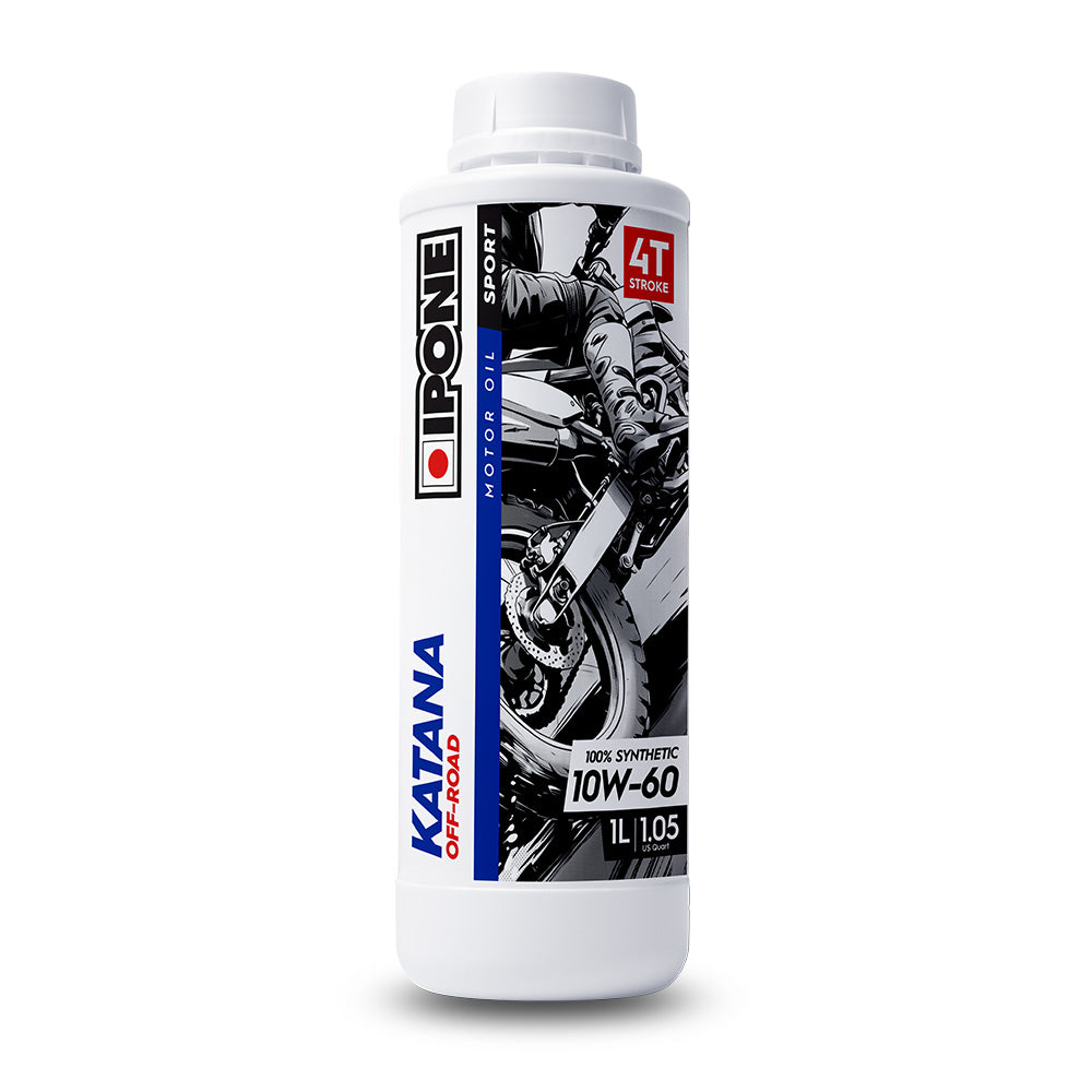 IPONE Katana Off Road - 100% Synthetic 4T Oil - 10W60 1L
