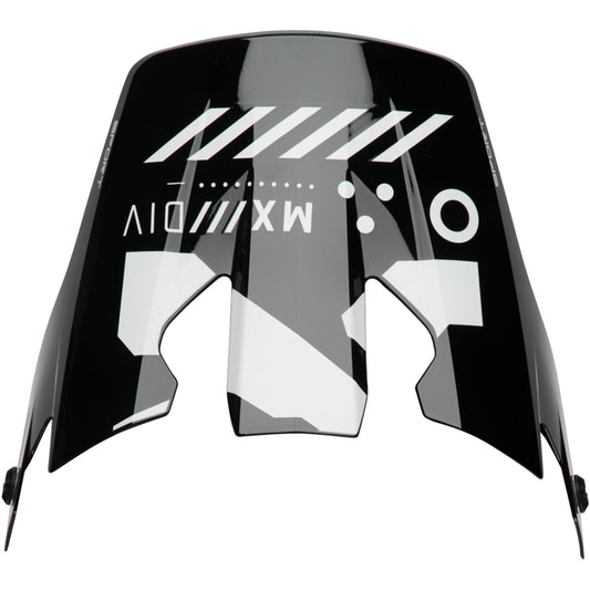 HELMET VISOR KIT S26 THOR MX REFLEX SPORT COMPOSITE STRIKE BLACK/RED
